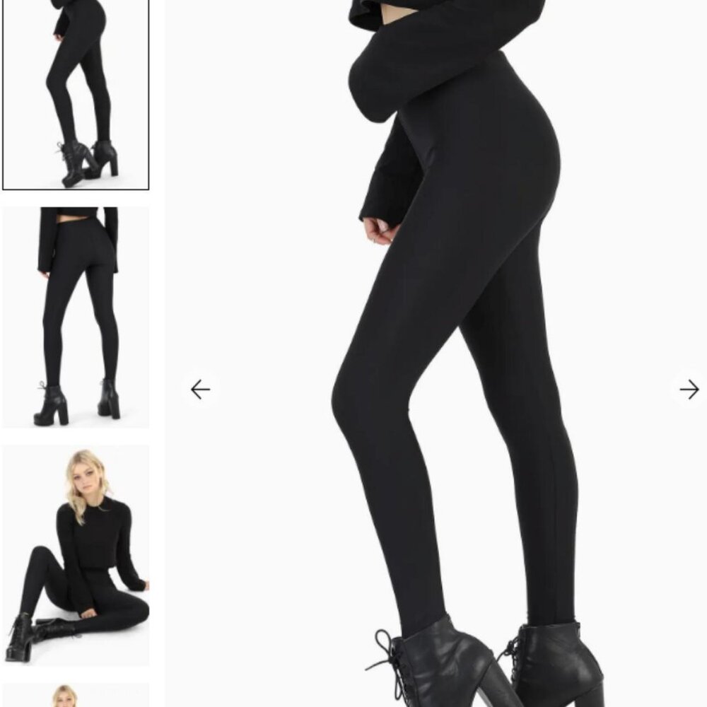 BlackMilk Matte Black leggings